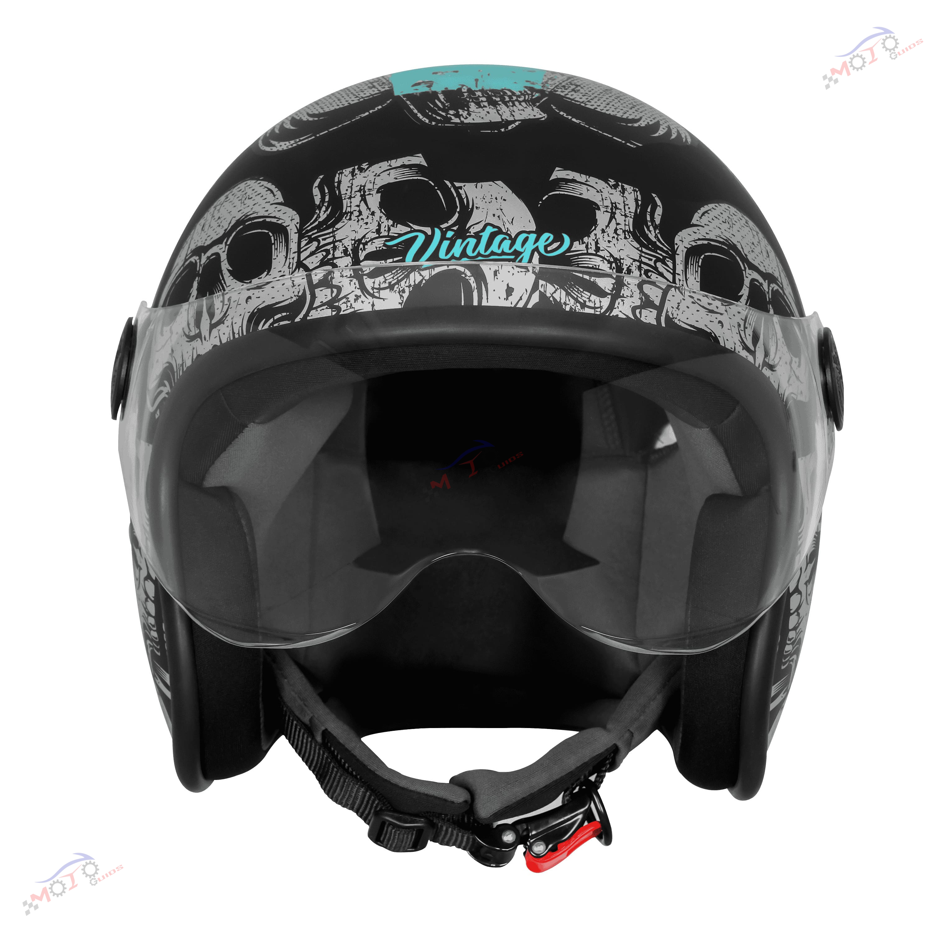 SBH-54 VINTAGE SKULL SMALL VISOR